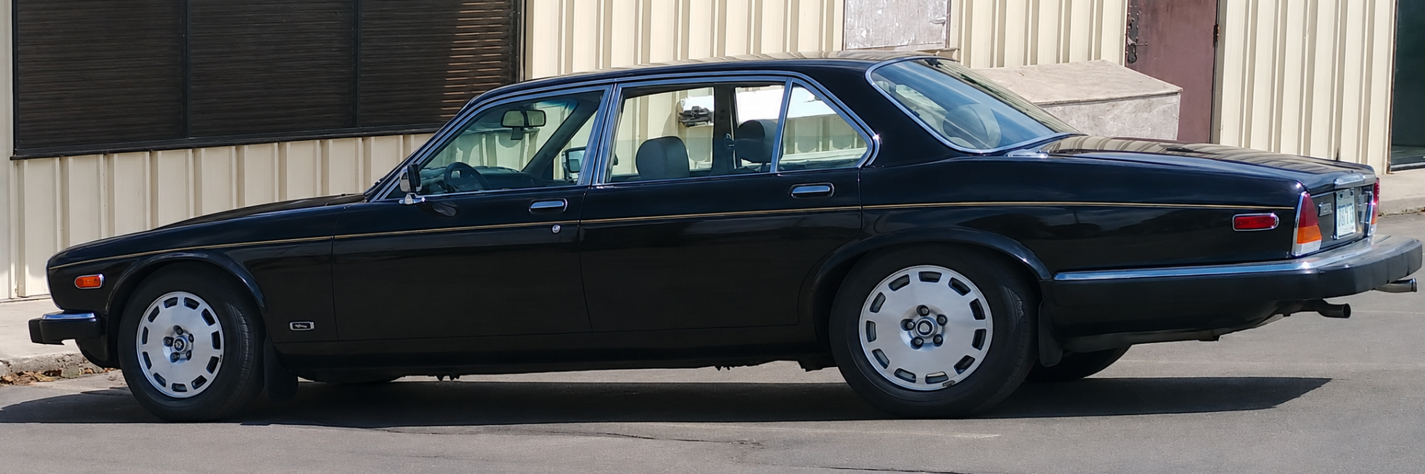 David Beveridge's 1992 Jaguar XJ12 Canadian Edition photographed in profile
