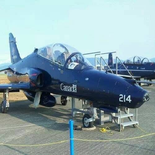Canadian Forces CT-155 Hawk aircraft 155214, pictured on Rob Slinger’s Facebook page